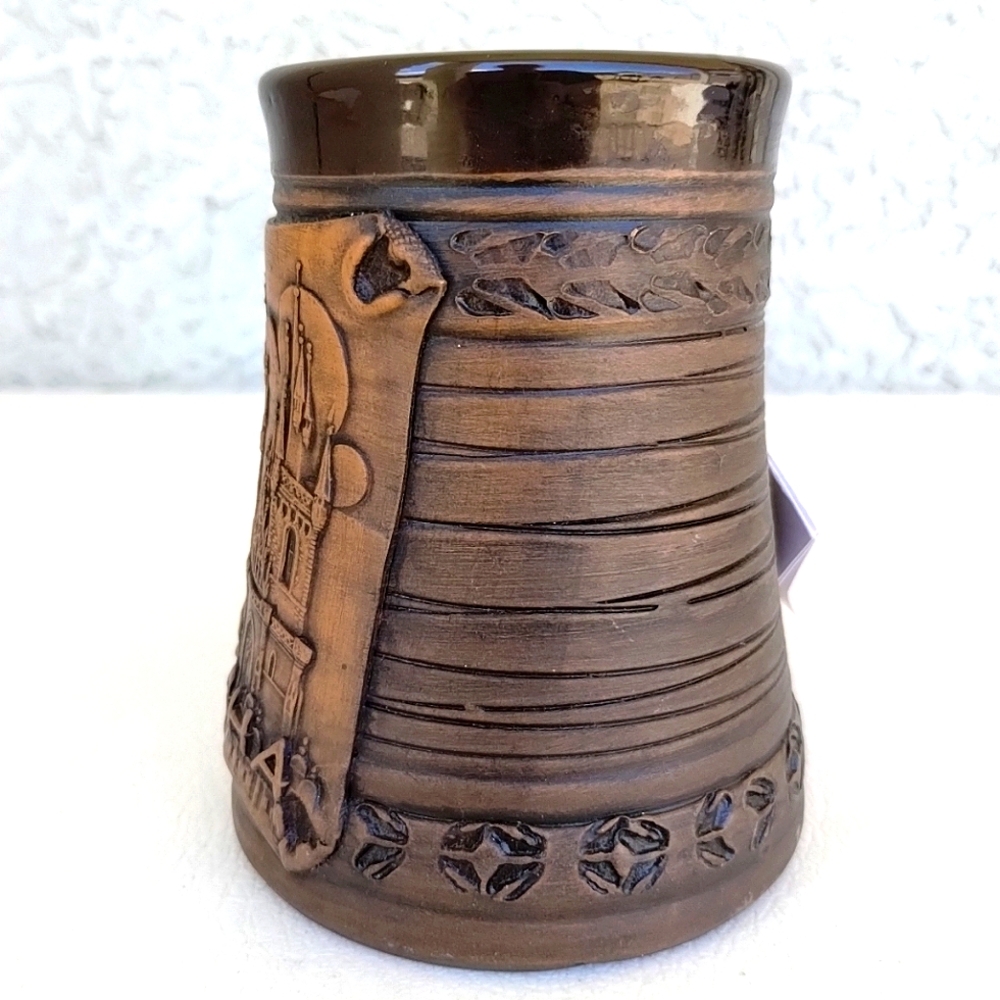 Praha Church Of Our Lady Before Tyn Mug Pottery Souvenir Prague Artist Signed - Picture 3 of 14